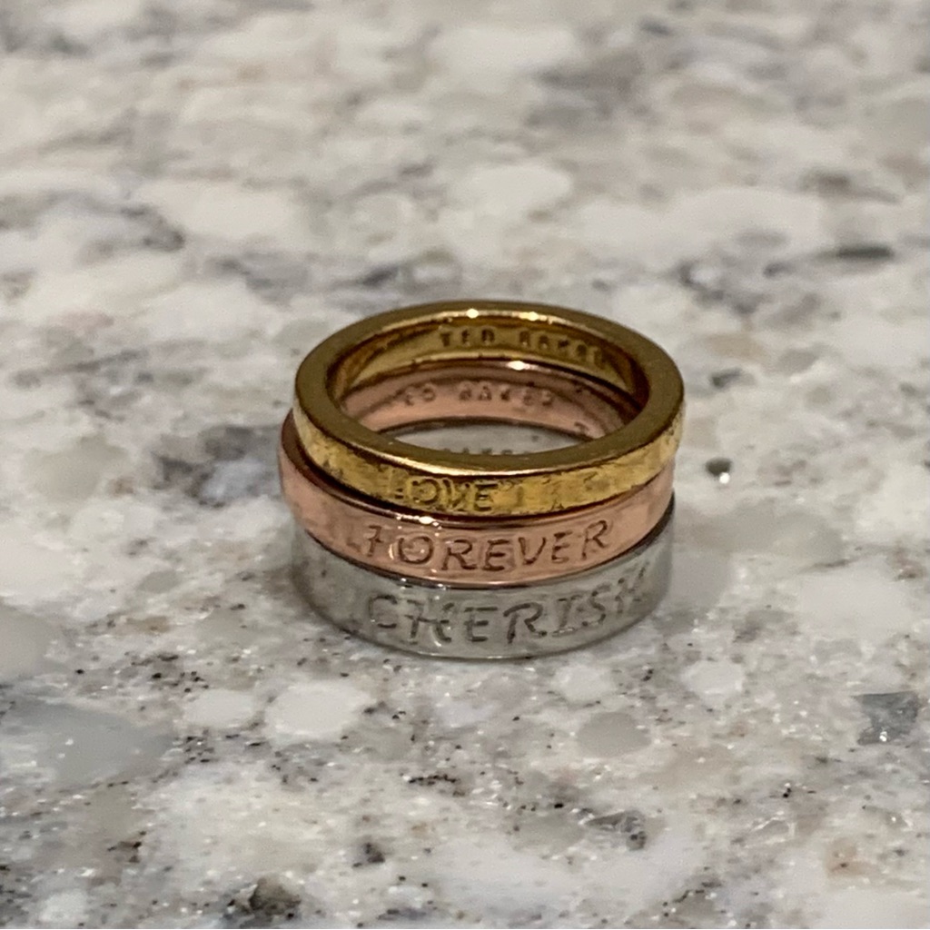 Ted Baker Faith Stack Rings 15$